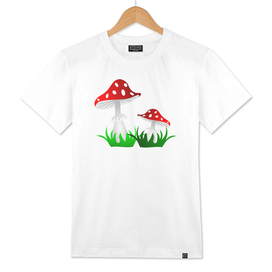 Toadstool red  pattern