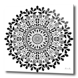 Flower Mandala, Vintage decorative elements,