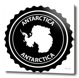 Antarctica rubber stamp