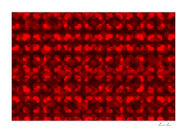 Red heart vector pattern