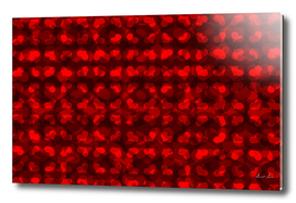 Red heart vector pattern