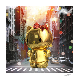 Gold Kitty in New York City