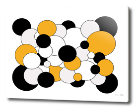 Abstract  pattern - orange, gray, black and white.