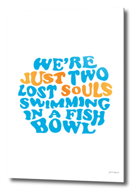 Pink Floyd - just two lost souls swimming in a fish bowl