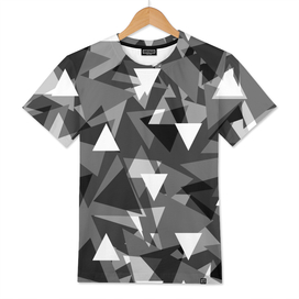 Triangle background - gray,
