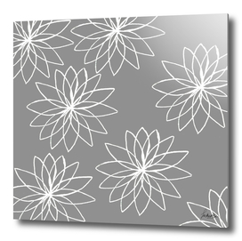 Grey Floral design