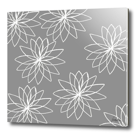 Grey Floral design