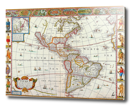 Map Of The Americas 1626