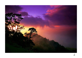 Purple Mountain Sunset