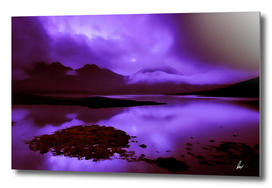 Scottish Loch Eerie Purple