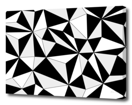 Abstract geometric pattern - gray, black and white.