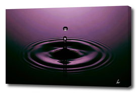 Purple Water Droplet