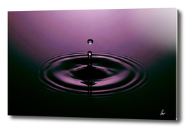 Purple Water Droplet