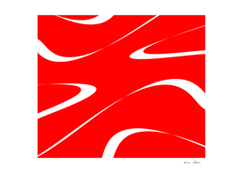 Abstract - red and white.