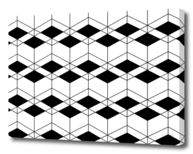 Abstract geometric - black and white.