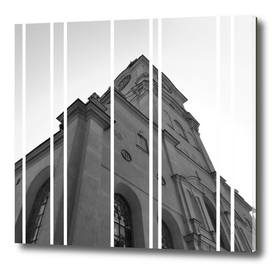 Cathedral in Stripped B&W