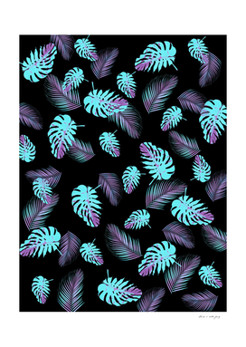 Tropical Monstera Palm Pattern #2