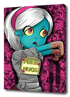 The Walking Dead Free Hugs Zombie Girl