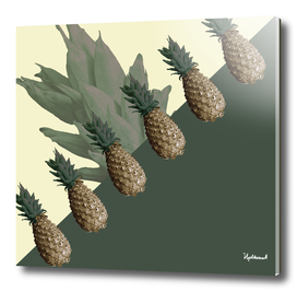 Pineapples All Lined Up (green)