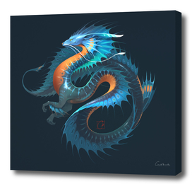 Blue water dragon 2.0 by GaudiBuendia