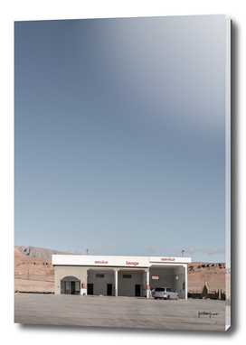 Gas Station in the middle of the desert