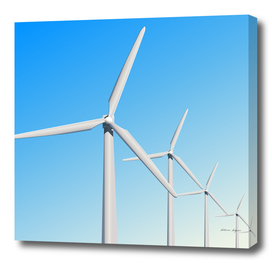 Wind turbine illustration.
