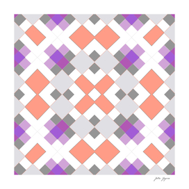 Seamless geometrical squares mosaic pattern background