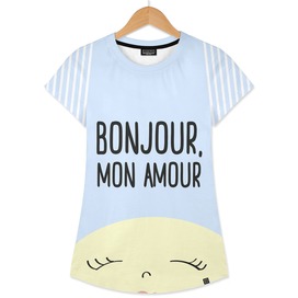Bonjour Mon Amour Blue #babyboy #nursery #babyshower