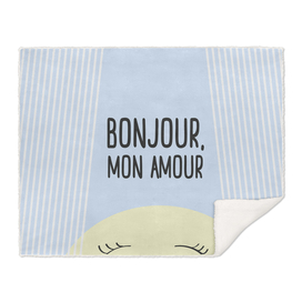 Bonjour Mon Amour Blue #babyboy #nursery #babyshower