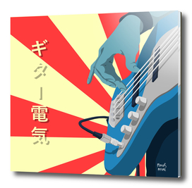 Guitarist with Japanese Style