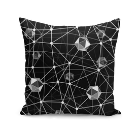 Black and White Geometric Shape Constellation Dream