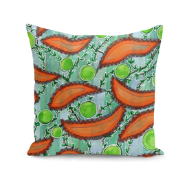 Hot Peppers and Crisp Peas Pattern