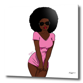 afro candy colored