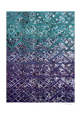 Purple Aqua MERMAID Glitter Scales Dream #2 #shiny #decor