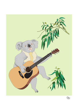 Koala Playing Guitar