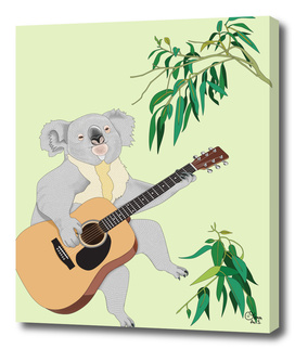 Koala Playing Guitar