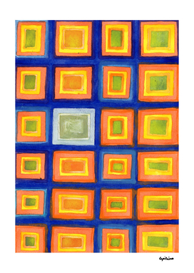 Square Pattern Beaming with Luminous Color