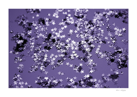 Ultra Violet Glitter Stars #1 #shiny #decor