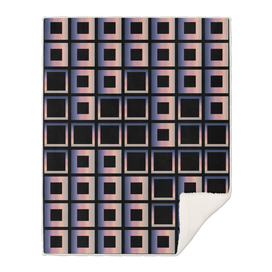 Mosaic Cubes on pastel color
