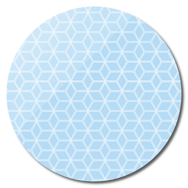 Geometric Hive Mind Pattern - Light Blue #280