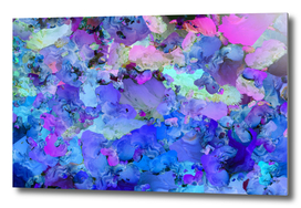 Colorful Abstract Painting. Brush Strokes