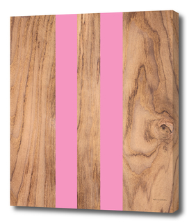 Striped Wood Grain Design - Pink #787