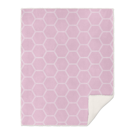 Geometric Honeycomb Pattern - Light Pink #326