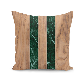 Striped Wood Grain Design - Green Granite #901