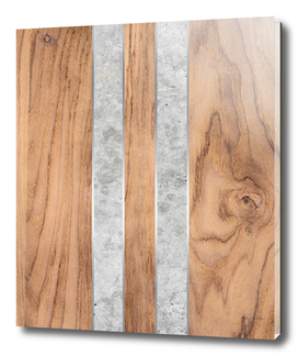 Striped Wood Grain Design - Concrete #347