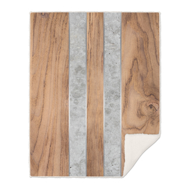 Striped Wood Grain Design - Concrete #347