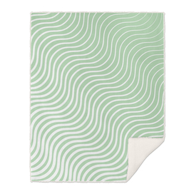 Whisker Pattern - Light Green & White #440
