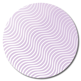 Whisker Pattern - Light Purple & White #713