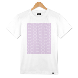 Geometric Honeycomb Pattern - Light Purple #288