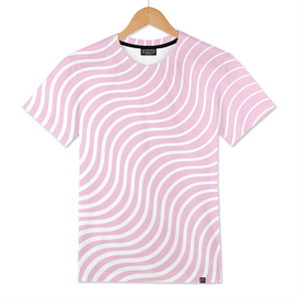 Whisker Pattern - Light Pink & White #308